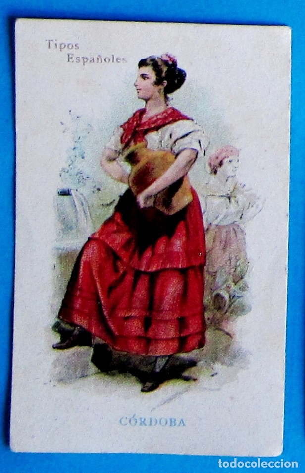 Coleccionismo cromos antiguos: TIPOS ESPA&Ntilde;OLES. MUJER DE C&Oacute;RDOBA. - Foto 1