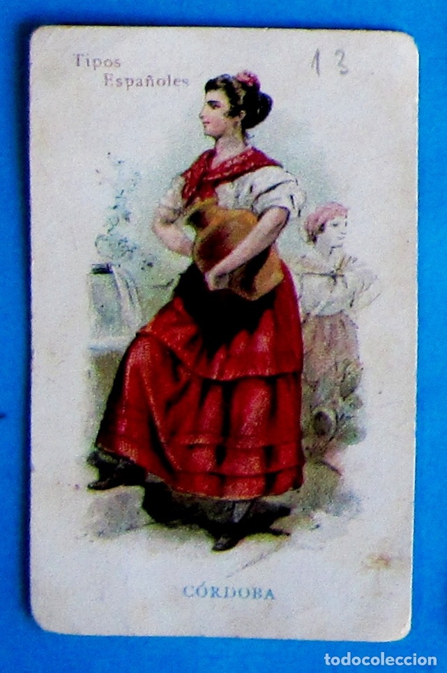Coleccionismo cromos antiguos: TIPOS ESPA&Ntilde;OLES. MUJER DE C&Oacute;RDOBA. - Foto 1