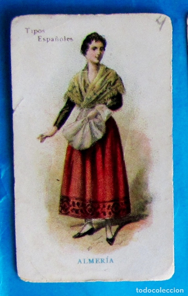 Coleccionismo cromos antiguos: TIPOS ESPA&Ntilde;OLES. MUJER DE ALMER&Iacute;A. - Foto 1