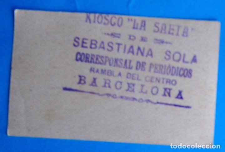 Coleccionismo cromos antiguos: TIPOS ESPA&Ntilde;OLES. MUJER DE &Aacute;LAVA. - Foto 2