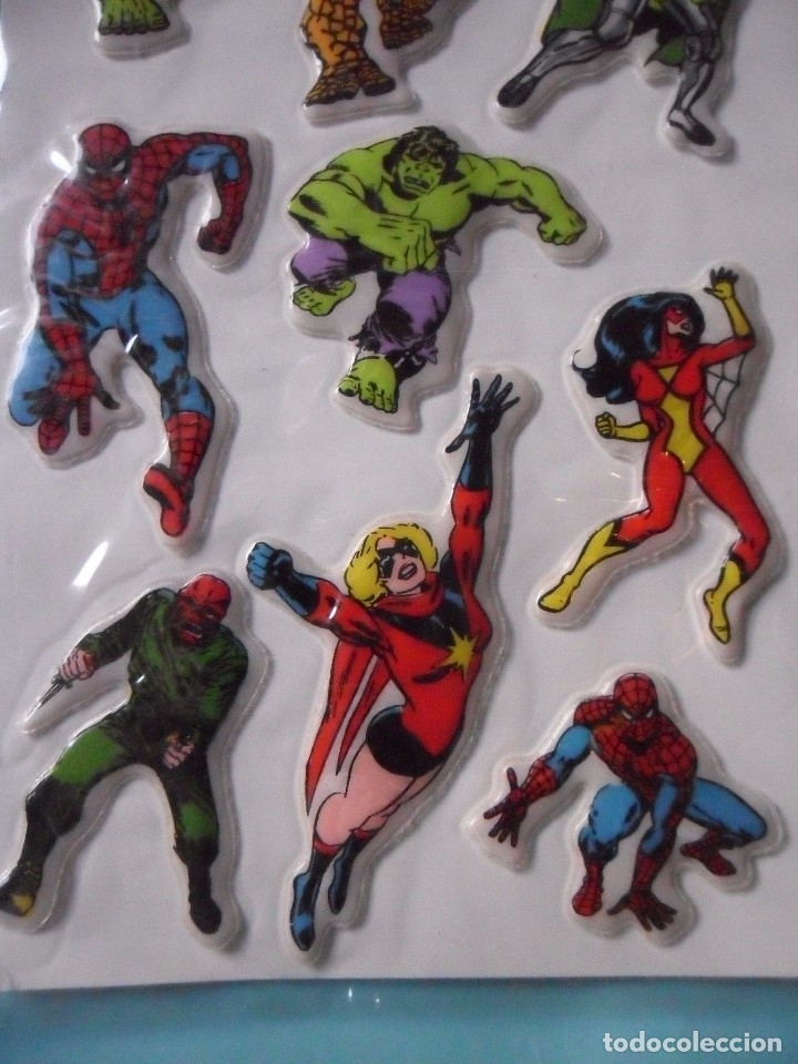 Coleccionismo cromos antiguos: MARVEL SUPER HEROES PUFFY STICKERS MARVEL COMICS GROUP 1981 - Foto 4