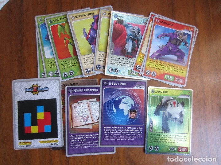 Coleccionismo cromos antiguos: LOTE DE 15 CARTAS INVIZIMAL COLECCIONABLES DESAFIOS OCULTOS DEL 2009-2013 DE PANINI VER FOTOS