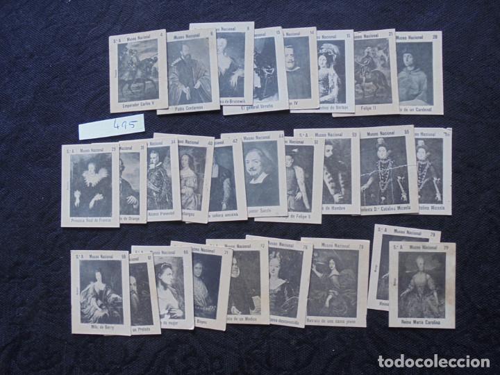 Coleccionismo cromos antiguos: Lote 27 cromos Museo Nacional - Foto 1