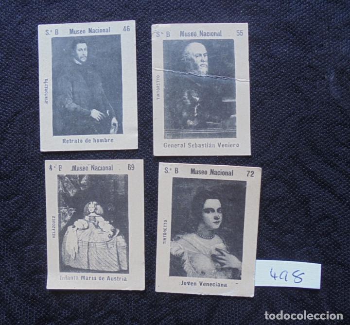 Coleccionismo cromos antiguos: Lote 4 cromos Museo Nacional - Foto 1