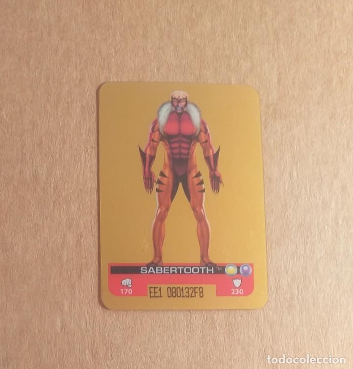 Coleccionismo cromos antiguos: Cromo n&ordm; 155 SABERTOOTH HEROES MARVEL 2005 EDIBAS. - Foto 1