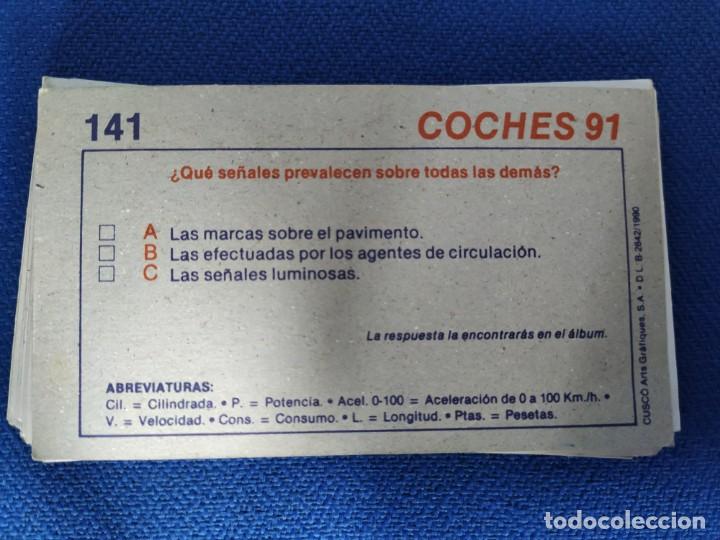 Coleccionismo cromos antiguos: Cromos sueltos coches 91 - Foto 2