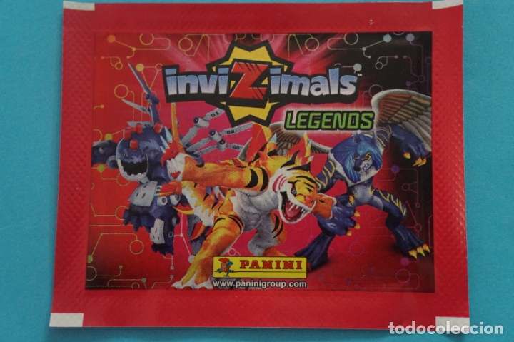 Coleccionismo cromos antiguos: SOBRE DE CROMOS SIN ABRIR DE INVIZIMALS LEGENDS DE PANINI - Foto 1