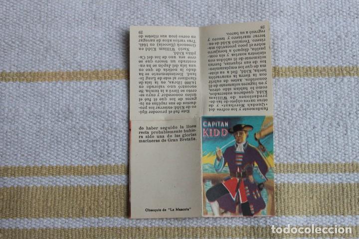 Coleccionismo cromos antiguos: CROMO-LIBRO OBSEQUIO CIGARROS LA MASCOTA: CAPITAN KIDD - Foto 1