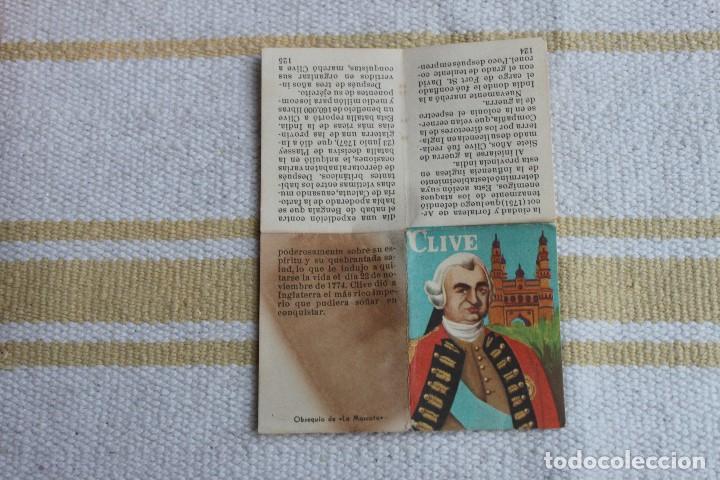 Coleccionismo cromos antiguos: CROMO-LIBRO OBSEQUIO CIGARROS LA MASCOTA: CLIVE - Foto 1