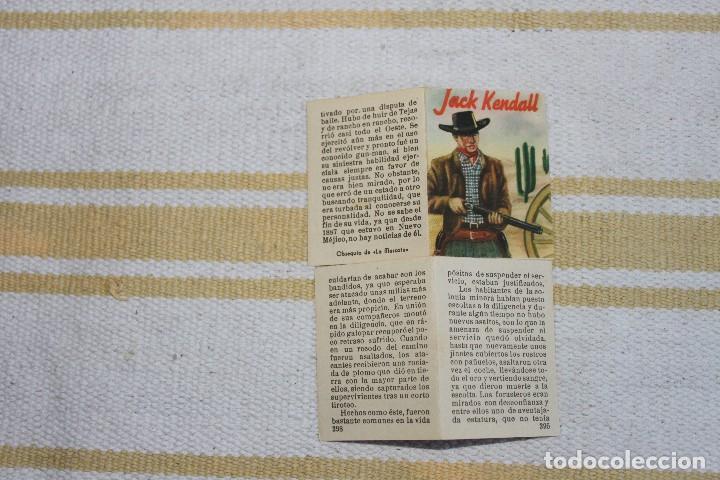 Coleccionismo cromos antiguos: CROMO-LIBRO OBSEQUIO CIGARROS LA MASCOTA: JACK KENDALL - Foto 1