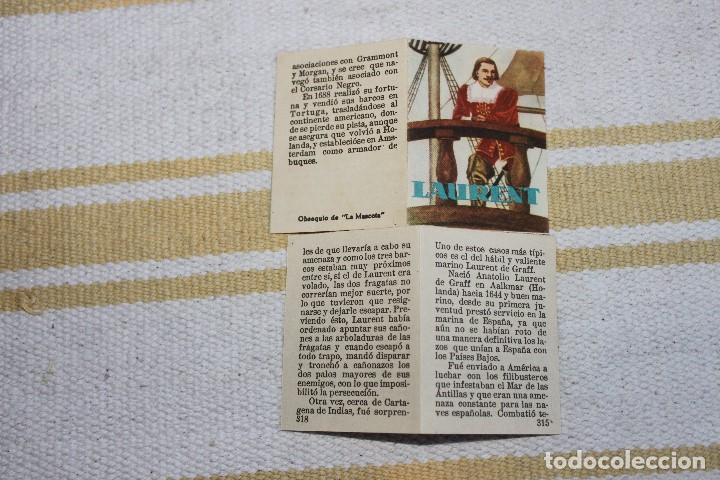 Coleccionismo cromos antiguos: CROMO-LIBRO OBSEQUIO CIGARROS LA MASCOTA: LAURENT - Foto 1