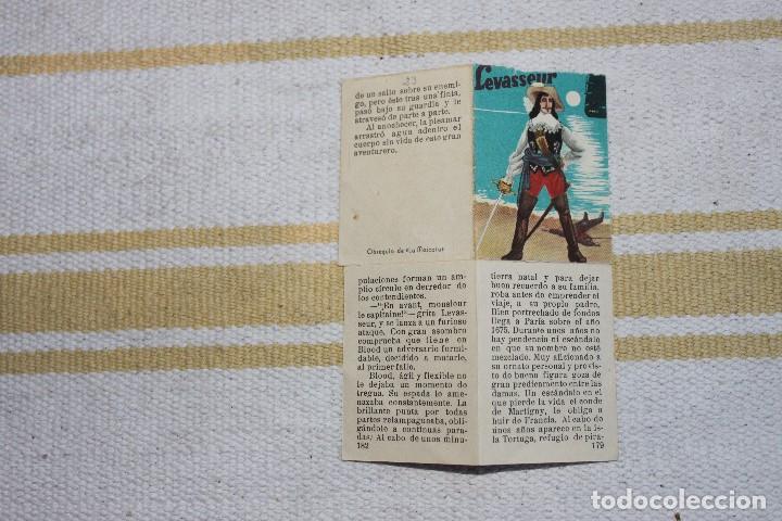 Coleccionismo cromos antiguos: CROMO-LIBRO OBSEQUIO CIGARROS LA MASCOTA: LEVASSEUR - Foto 1