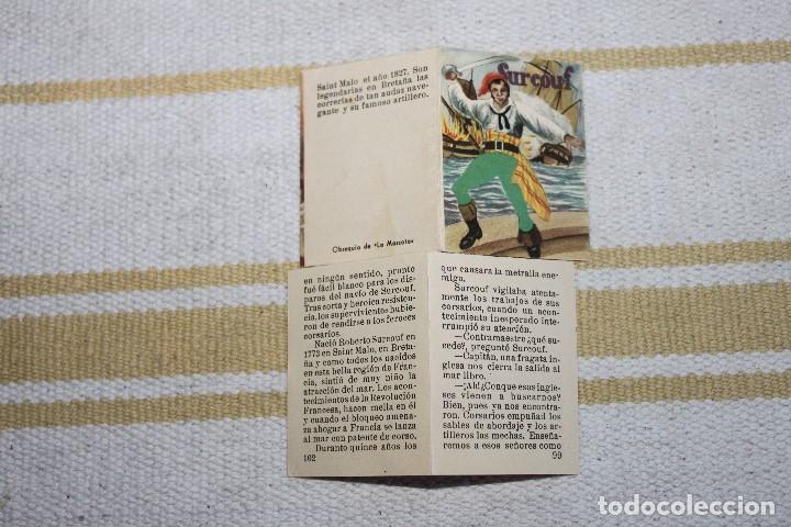 Coleccionismo cromos antiguos: CROMO-LIBRO OBSEQUIO CIGARROS LA MASCOTA: SURCOUF - Foto 1