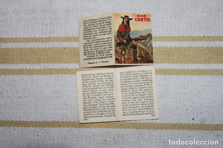 Coleccionismo cromos antiguos: CROMO-LIBRO OBSEQUIO CIGARROS LA MASCOTA: DICK CURTIS - Foto 1