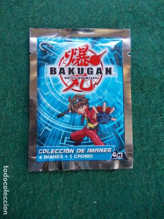 Coleccionismo cromos antiguos: SOBRE IMANES Y CROMOS BAKUGAN SIN ABRIR - Foto 1
