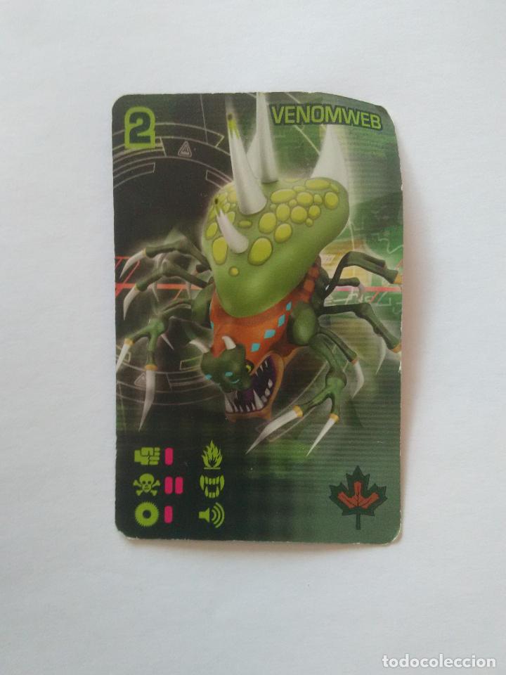 Coleccionismo cromos antiguos: CROMO CARTA INVIZIMALS: VENOMWEB, A&Ntilde;O 2011 - Foto 1