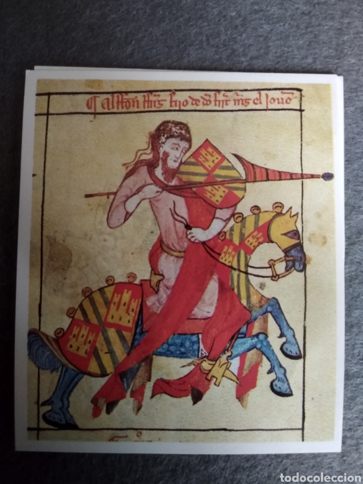 Coleccionismo cromos antiguos: Hombre medieval , burgos - Foto 1