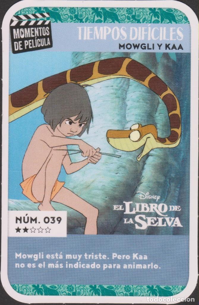 Coleccionismo Cromos antiguos: cromo 039 LIBRO SELVA MOMENTOS DE PEL&Iacute;CULA Disney CARREFOUR M