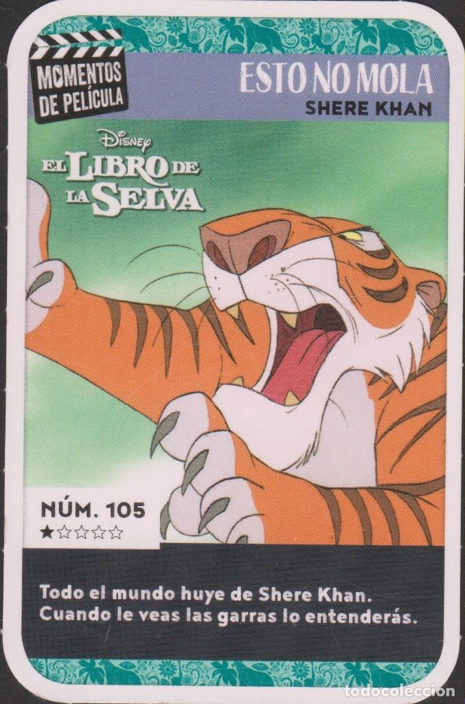 Coleccionismo Cromos antiguos: cromo 105 LIBRO SELVA MOMENTOS DE PEL&Iacute;CULA Disney CARREFOUR M