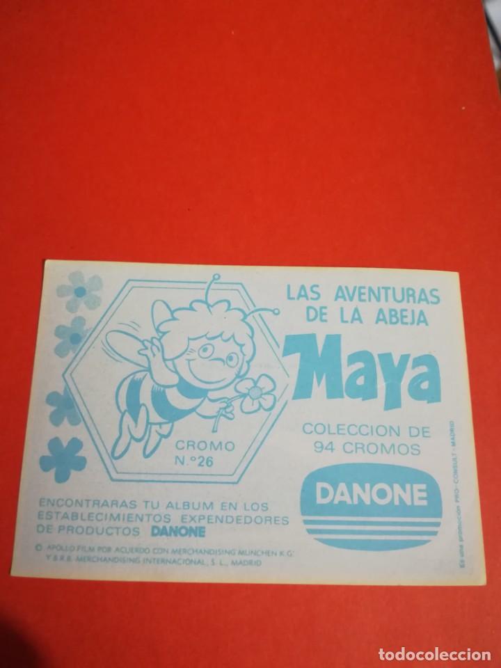 Coleccionismo cromos antiguos: Cromo abeja maya n.26, a&ntilde;o 1977 - Foto 2