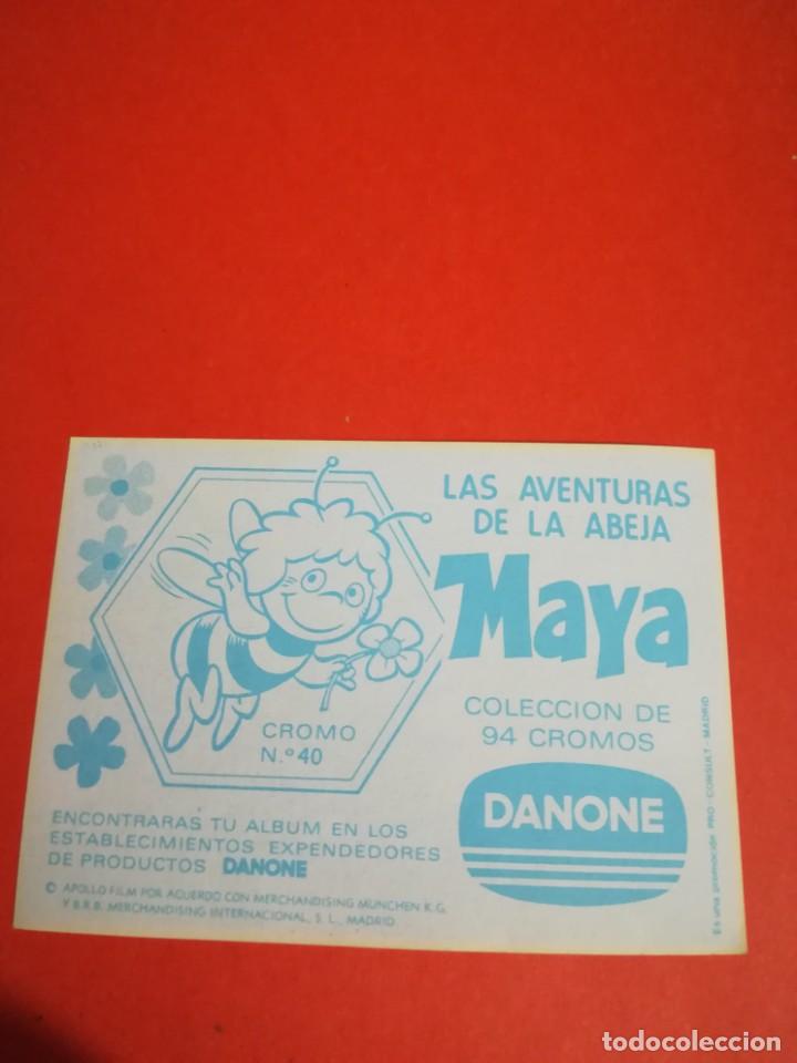 Coleccionismo cromos antiguos: Cromo abeja maya n.40, a&ntilde;o 1977 - Foto 2