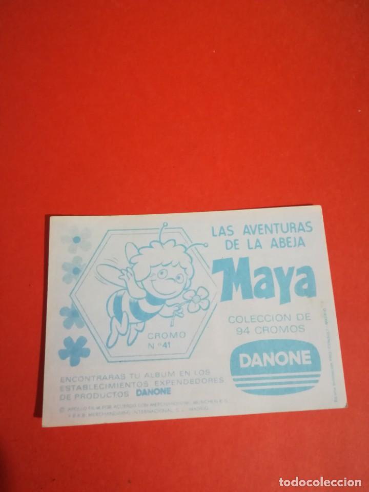 Coleccionismo cromos antiguos: Cromo abeja maya n.41, a&ntilde;o 1977 - Foto 2