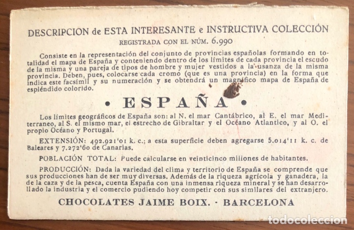 Figurine Jaime Boix 1932 – Mapa De Europa – Collection Lotto 49/52