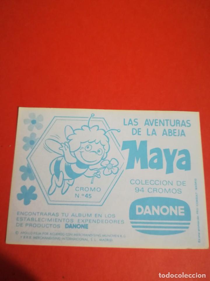 Coleccionismo cromos antiguos: Cromo abeja maya n.45, a&ntilde;o 1977 - Foto 2