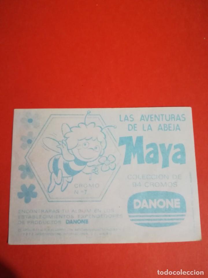 Coleccionismo cromos antiguos: Cromo abeja maya n. 7, a&ntilde;o 1977 - Foto 2