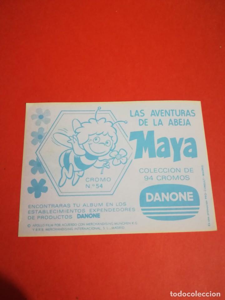 Coleccionismo cromos antiguos: Cromo abeja maya n.54, a&ntilde;o 1977 - Foto 2