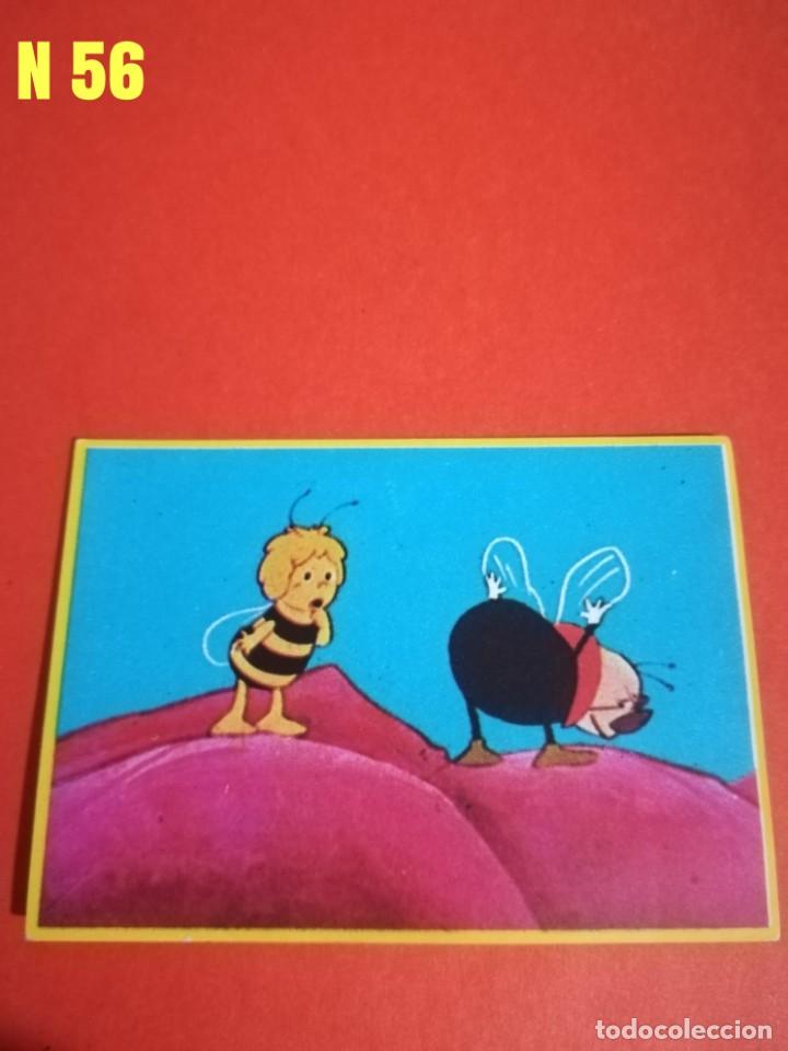 Coleccionismo cromos antiguos: Cromo abeja maya n.56, a&ntilde;o 1977 - Foto 1
