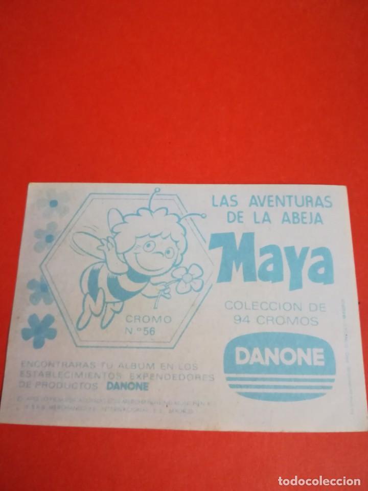 Coleccionismo cromos antiguos: Cromo abeja maya n.56, a&ntilde;o 1977 - Foto 2