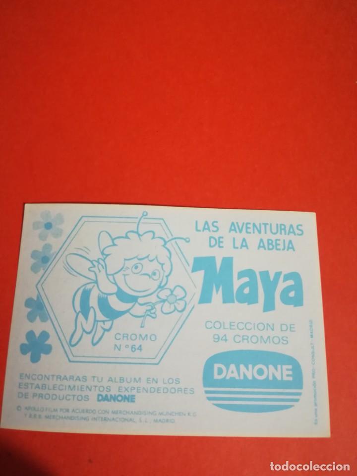 Coleccionismo cromos antiguos: Cromo abeja maya n. 64, a&ntilde;o 1977 - Foto 2
