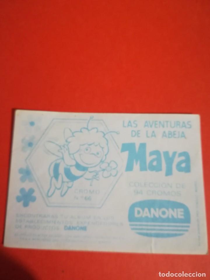 Coleccionismo cromos antiguos: Cromo abeja maya n. 66. a&ntilde;o 1977 - Foto 2