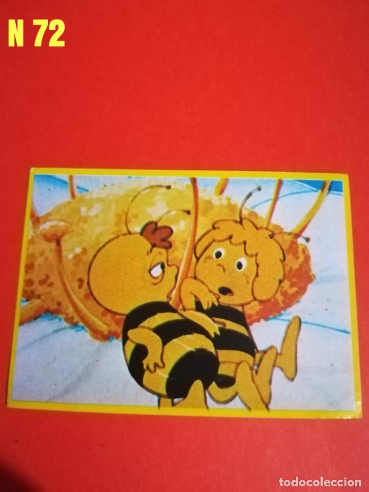 Coleccionismo cromos antiguos: Cromo abeja maya n. 72, a&ntilde;o 1977 - Foto 1