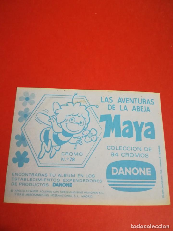 Coleccionismo cromos antiguos: Cromo abeja maya n. 78, a&ntilde;o 1977 - Foto 2