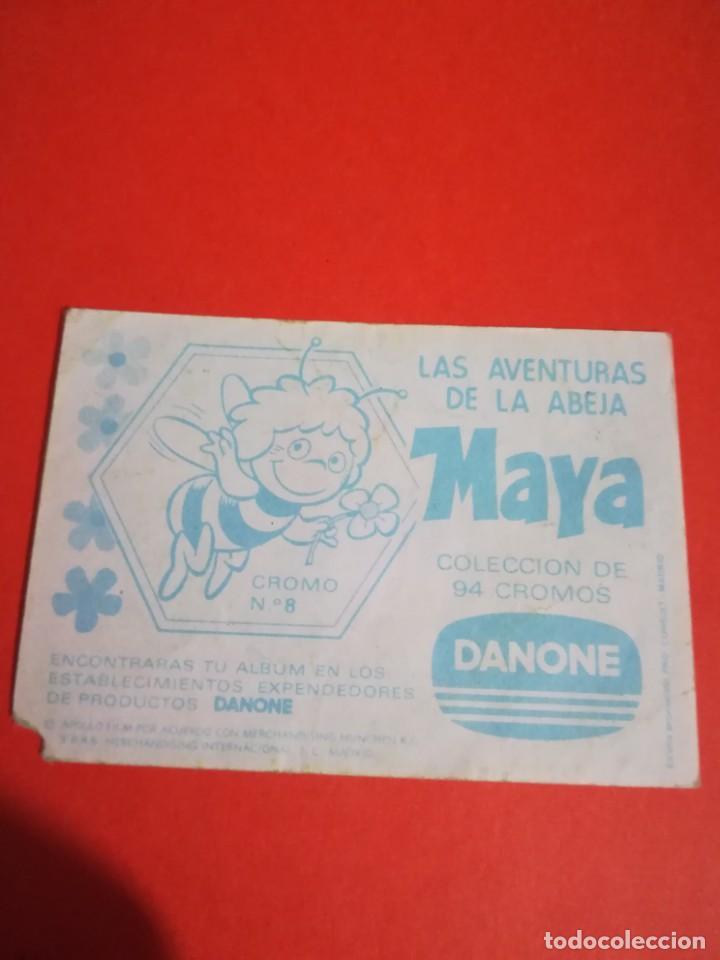 Coleccionismo cromos antiguos: Cromo abeja maya n. 8, a&ntilde;o 1977 - Foto 2