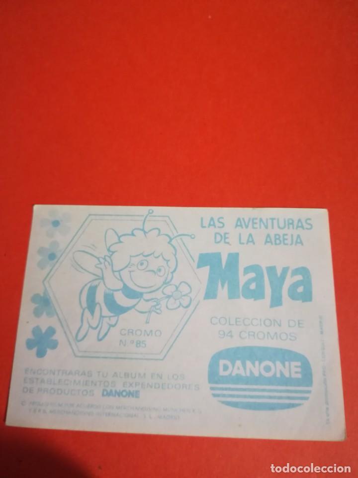 Coleccionismo cromos antiguos: Cromo abeja maya n. 85, a&ntilde;o 1977 - Foto 2