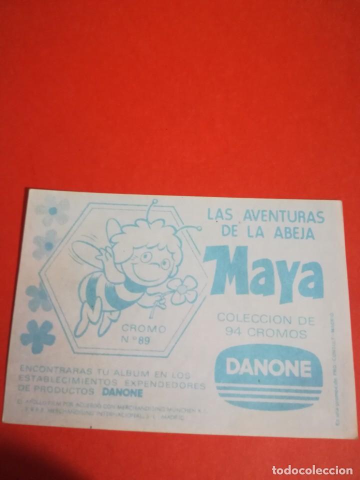 Coleccionismo cromos antiguos: Cromo abeja maya n. 89, a&ntilde;o 1977 - Foto 2