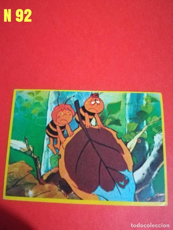 Coleccionismo cromos antiguos: Cromo abeja maya n. 92, a&ntilde;o 1977 - Foto 1