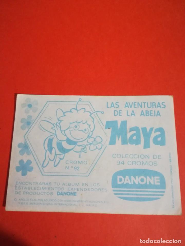 Coleccionismo cromos antiguos: Cromo abeja maya n. 92, a&ntilde;o 1977 - Foto 2