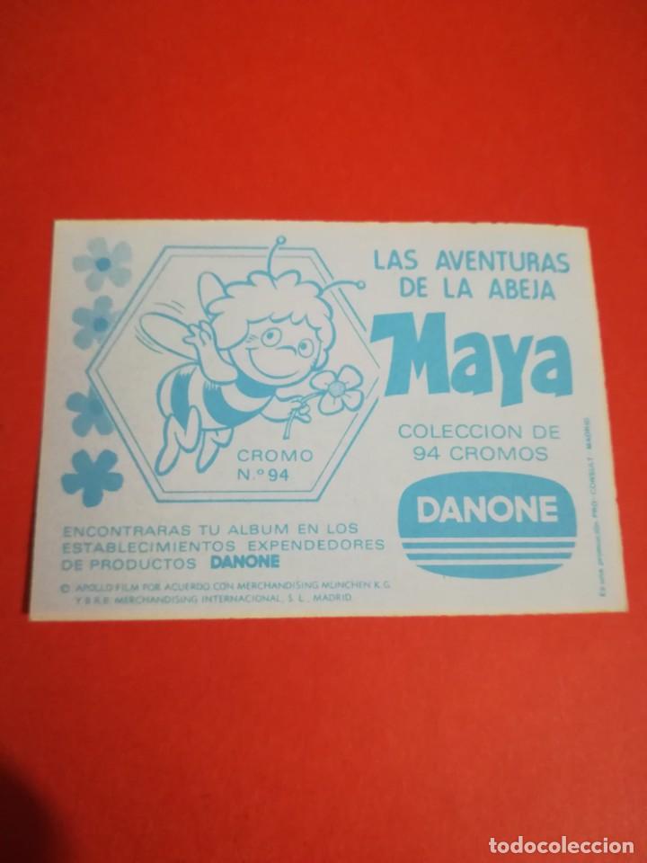 Coleccionismo cromos antiguos: Cromo abeja maya n. 94, a&ntilde;o 1977 - Foto 2