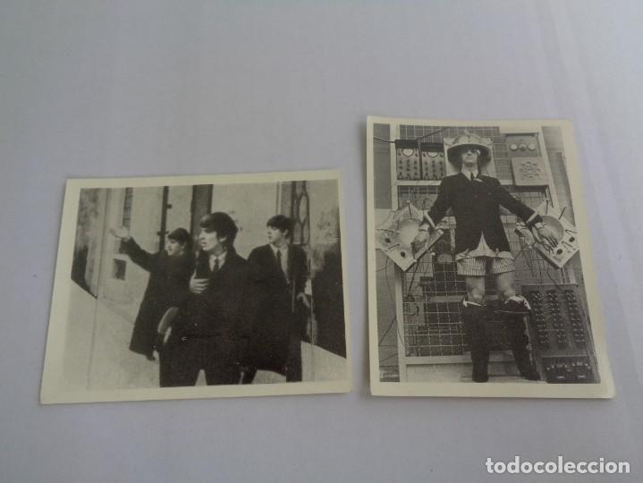 Coleccionismo cromos antiguos: 2 CROMOS N&ordm; 53 Y 79 DEL &Aacute;LBUM THE BEATLES - EDITORIAL BRUGUERA