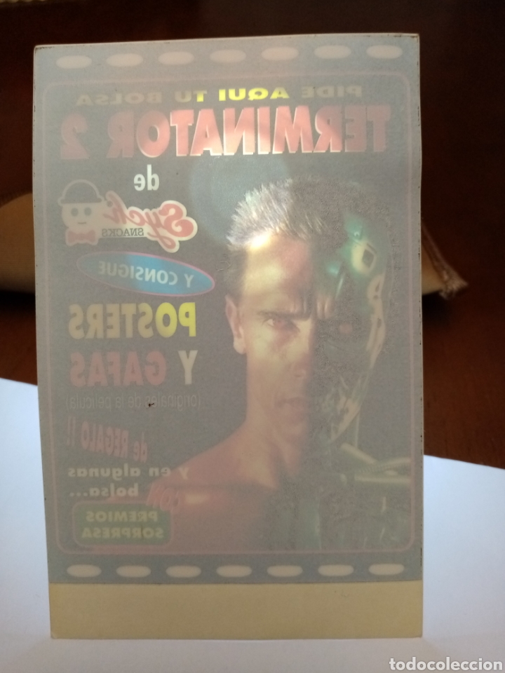 Coleccionismo cromos antiguos: Pegatina Terminator 2 de Sych - Foto 2