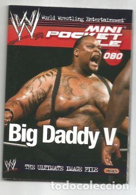 Coleccionismo cromos antiguos: WWE. Mini Pocket File. n&ordm; 80. Big Daddy V - Foto 1