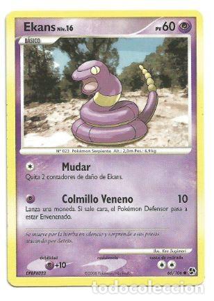 Coleccionismo cromos antiguos: Pokemon. Ekans - Foto 1