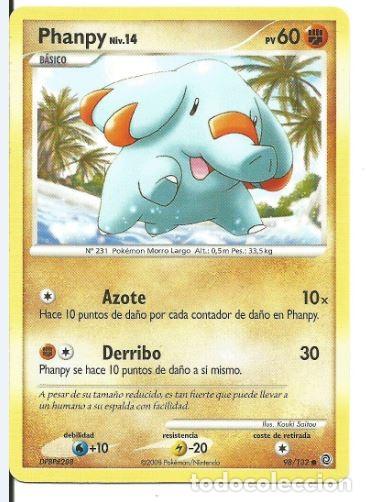 Coleccionismo cromos antiguos: Pokemon. Phanpy - Foto 1