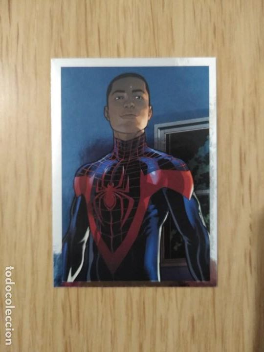 Coleccionismo cromos antiguos: MARVEL CROMO 190 MILES MORALES SPIDERMAN - Foto 1