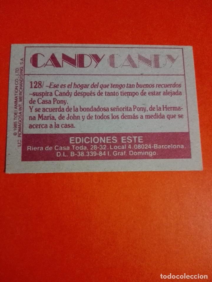Coleccionismo cromos antiguos: Cromo n 128 candy candy 1985 panini - Foto 2
