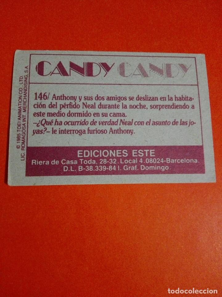 Coleccionismo cromos antiguos: Cromo n 146 candy candy 1985 panini - Foto 2